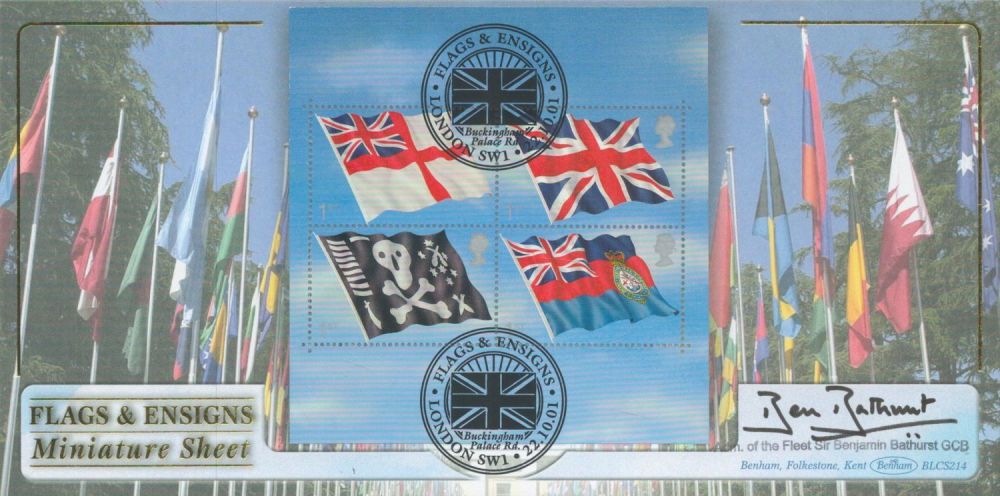 Lot 556: Sir Benjamin Bathurst signed Flags and Ensigns FDC....
