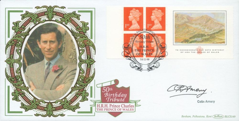 Lot 566: Colin Amery signed FDC. 14/11/98 Balmoral postmark. Good...