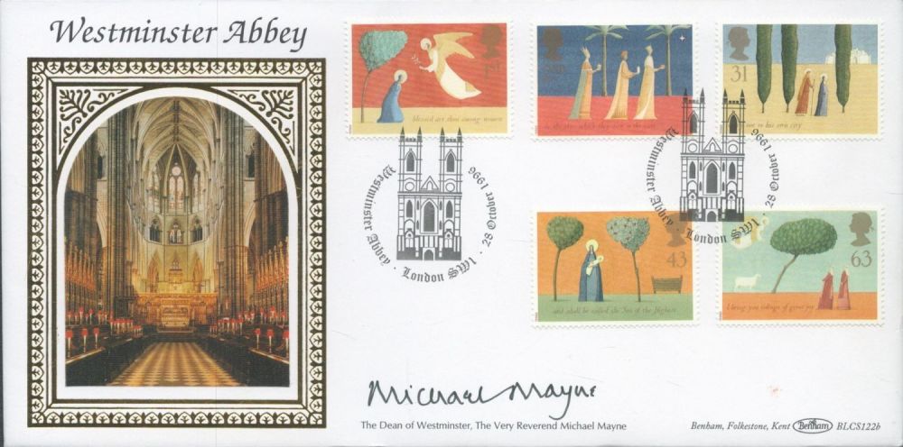 Lot 581: Dean of Westminster signed Westminster Abbey FDC. 28/10/96...