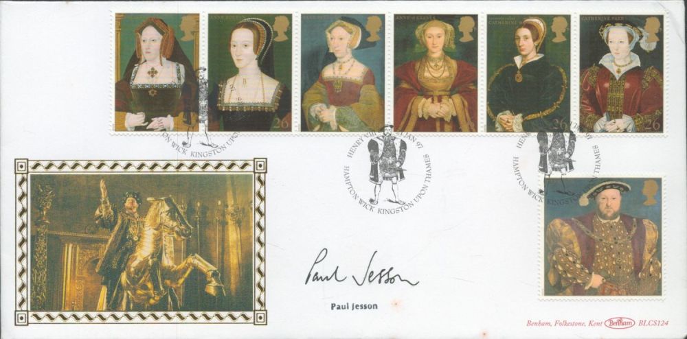 Lot 587: Paul Jesson signed FDC. 21/1/97 Kingston upon Thames...