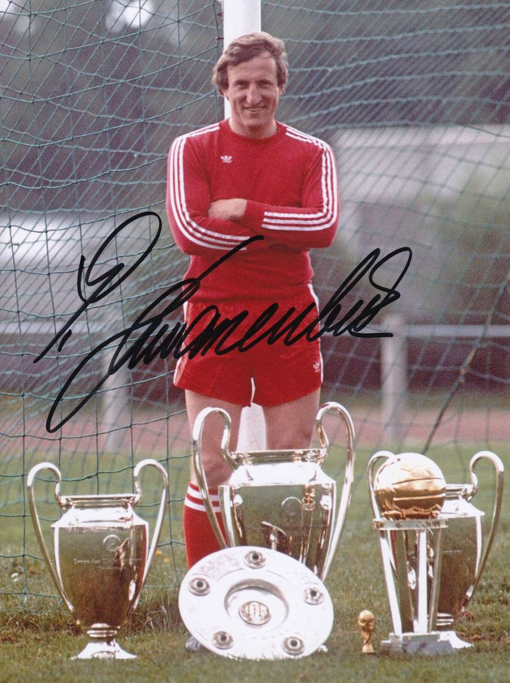 Lot 613: Autographed HANS GEORG SCHWARZENBECK 8 x 6 photo...
