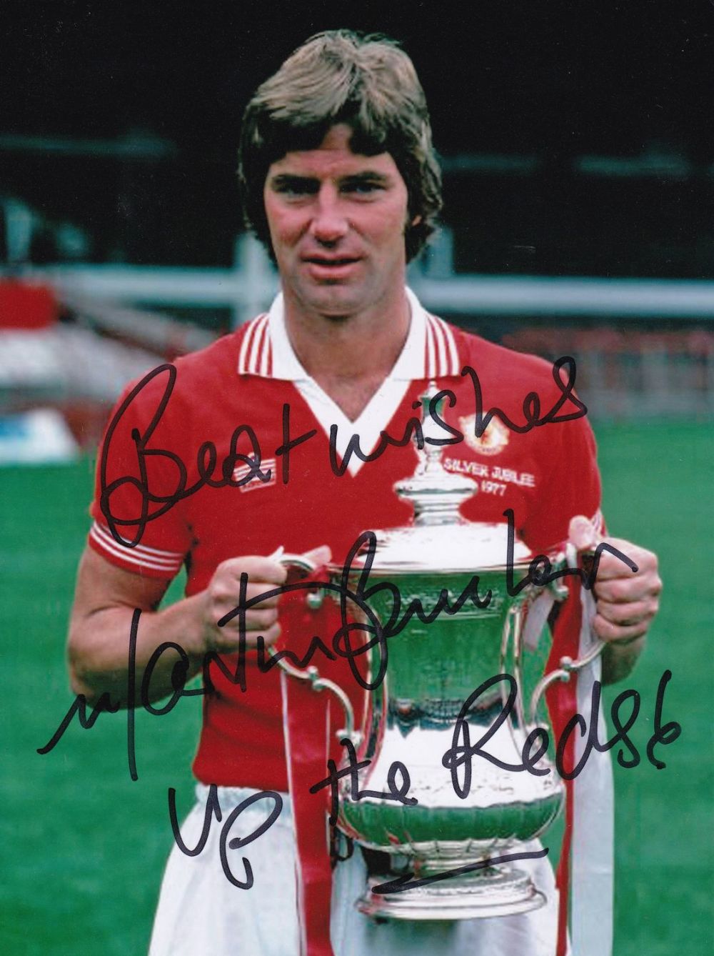 Lot 626: Autographed MARTIN BUCHAN 8 x 6 photo :...
