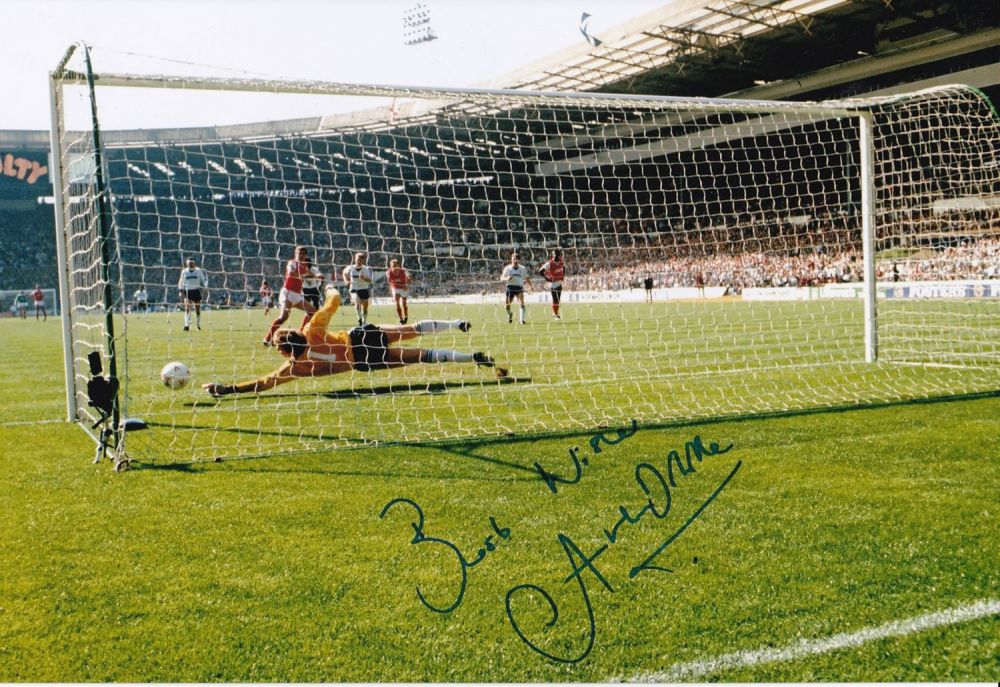 Lot 646: Autographed ANDY DIBBLE 12 x 8 photo :...