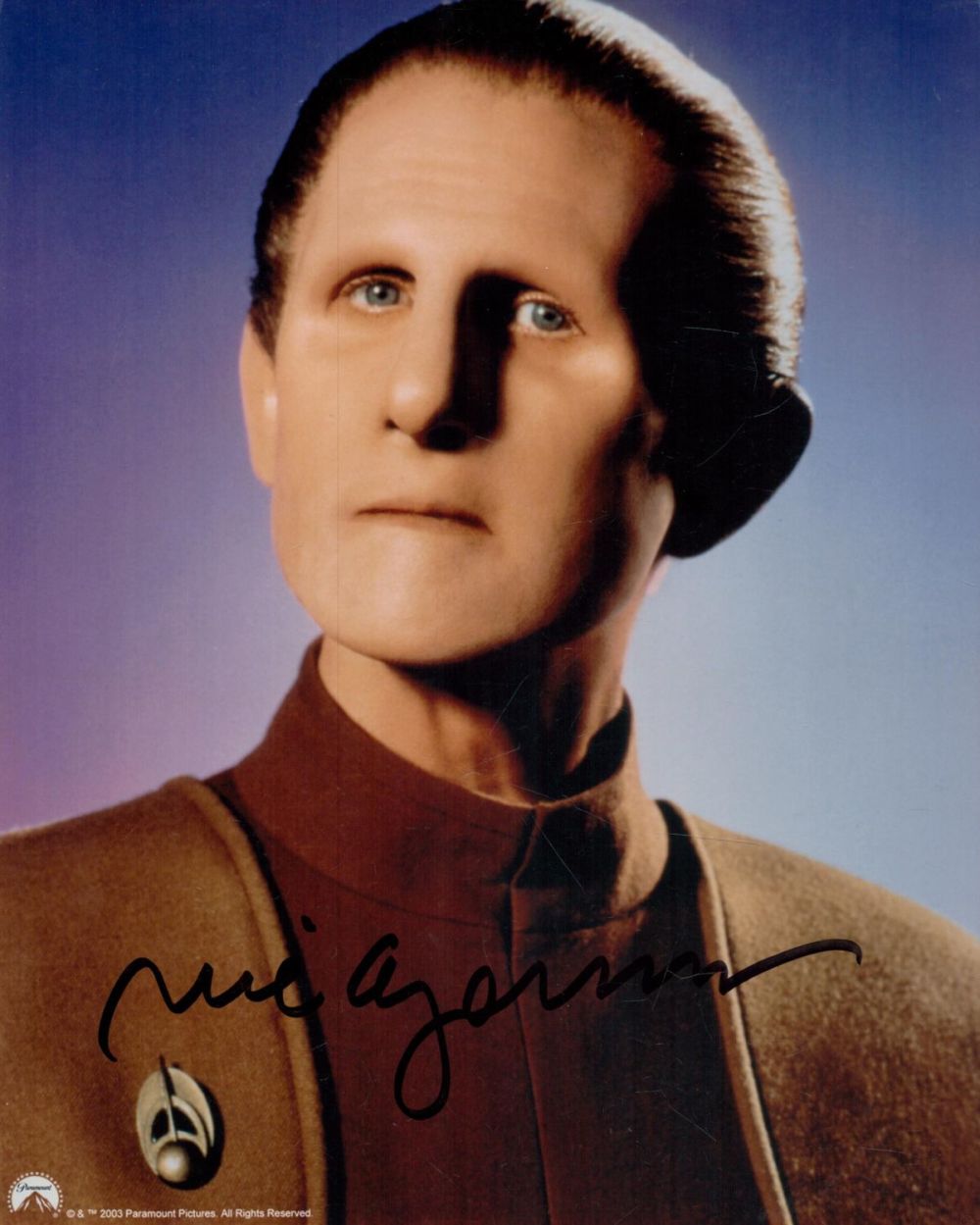 Lot 684: Rene Auberjonois signed 10x8 inch Star Trek colour...