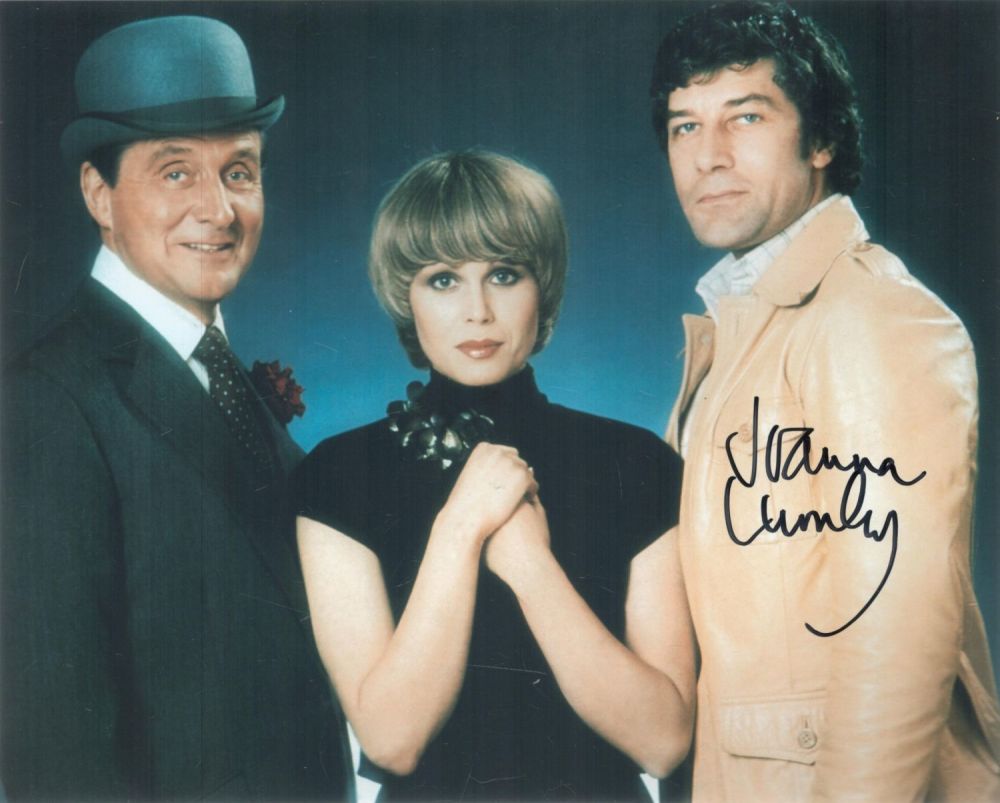 Lot 695: Joanna Lumley signed 10x8 inch New Avengers colour...
