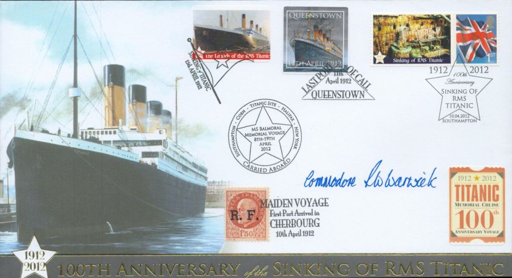 Lot 709: Commodore Ronald W Warwick OBE signed 100TH Anniversary...