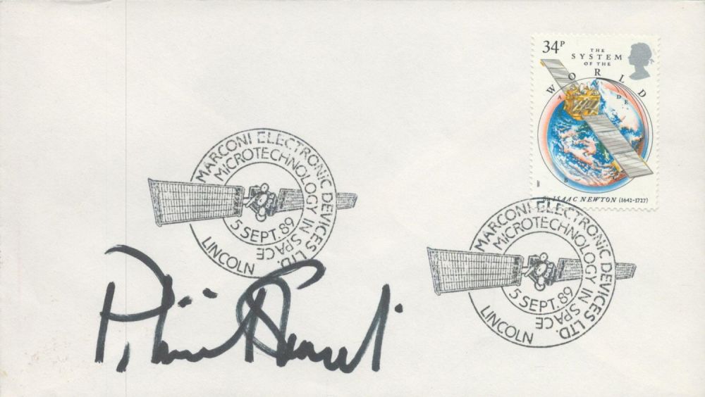 Lot 713: Patrick Stewart signed Space FDC double PM Marconi...