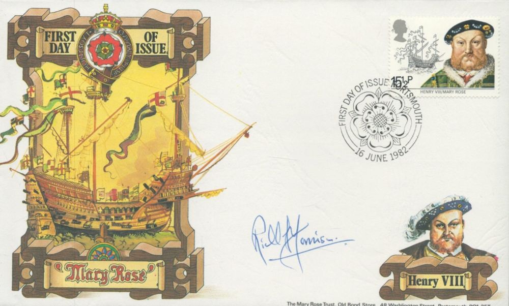 Lot 717: Phil Harrison signed Mary Rose FDI PM First...