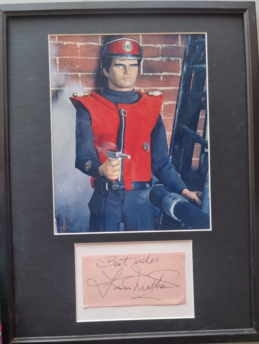 Lot 741: Francis Mathews Captain Scarlet 17x13 inch overall mounted...