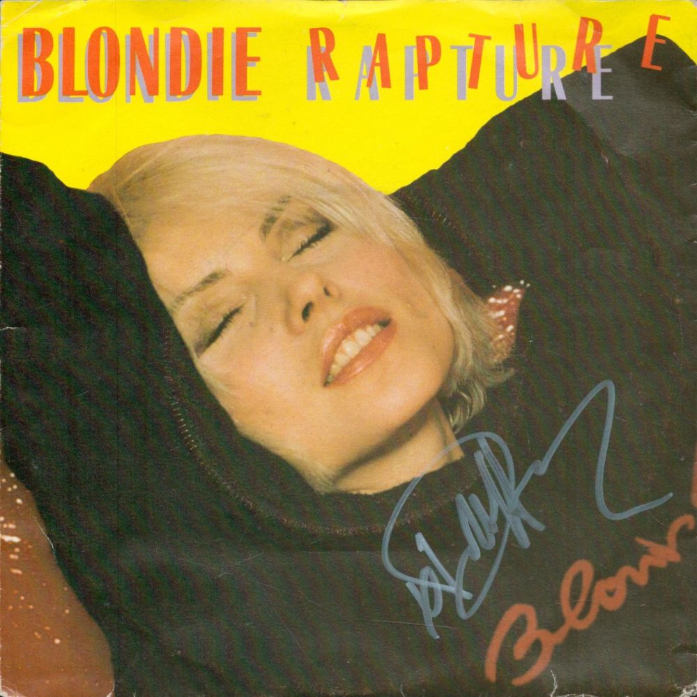 Lot 64: Blondie, a vinyl 7" single of Rapture (1981)....