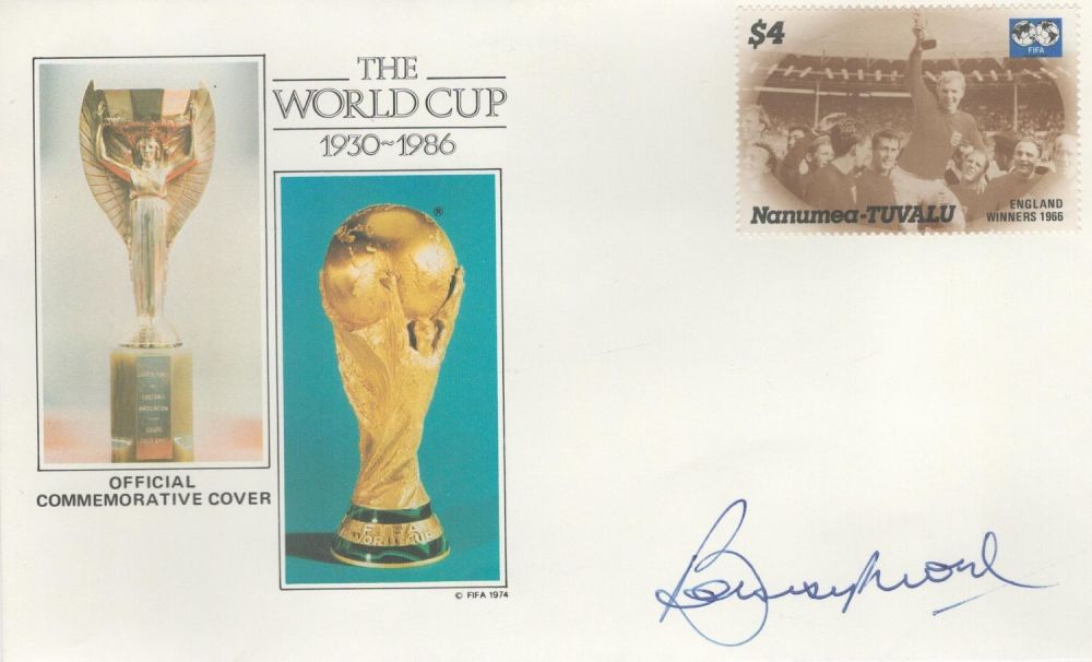 Lot 160: Bobby Moore 1966 World Cup Captain signed 1982...