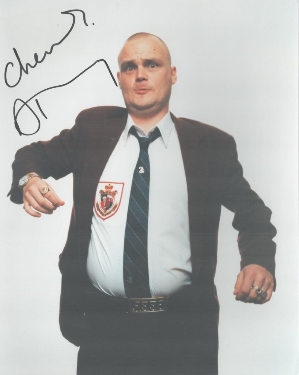 Lot 172: Al Murray (The Pub Landlord) Signed 10 x...