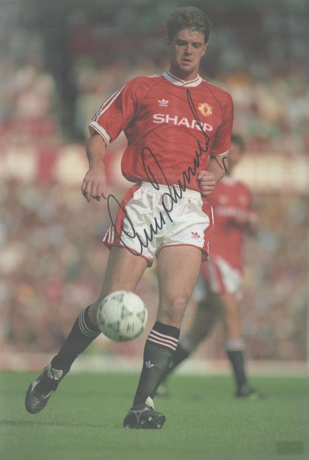 Lot 186: Football Gary Pallister signed Manchester United 12x8 colour...
