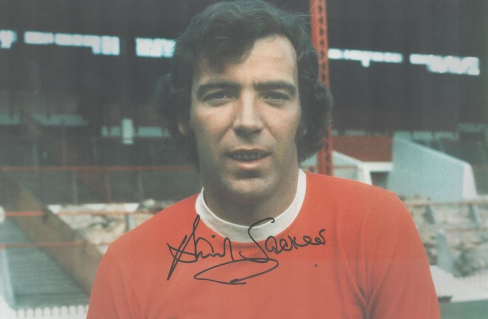 Lot 187: Football David Sadler signed 12x8 Manchester United vintage...