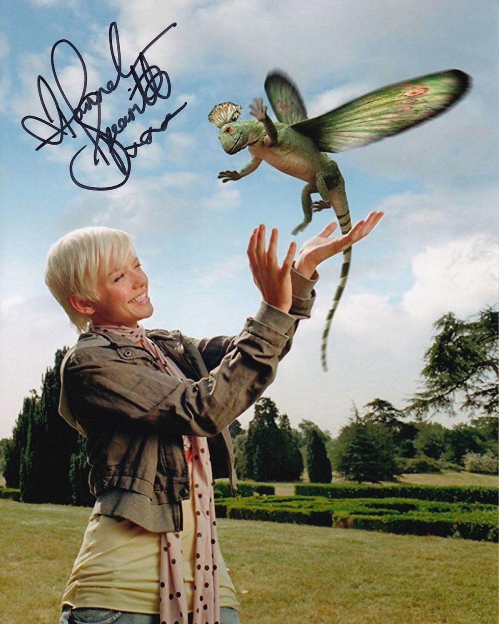 Lot 219: Super Sale! Primeval Hannah Spearritt hand signed 10x8...