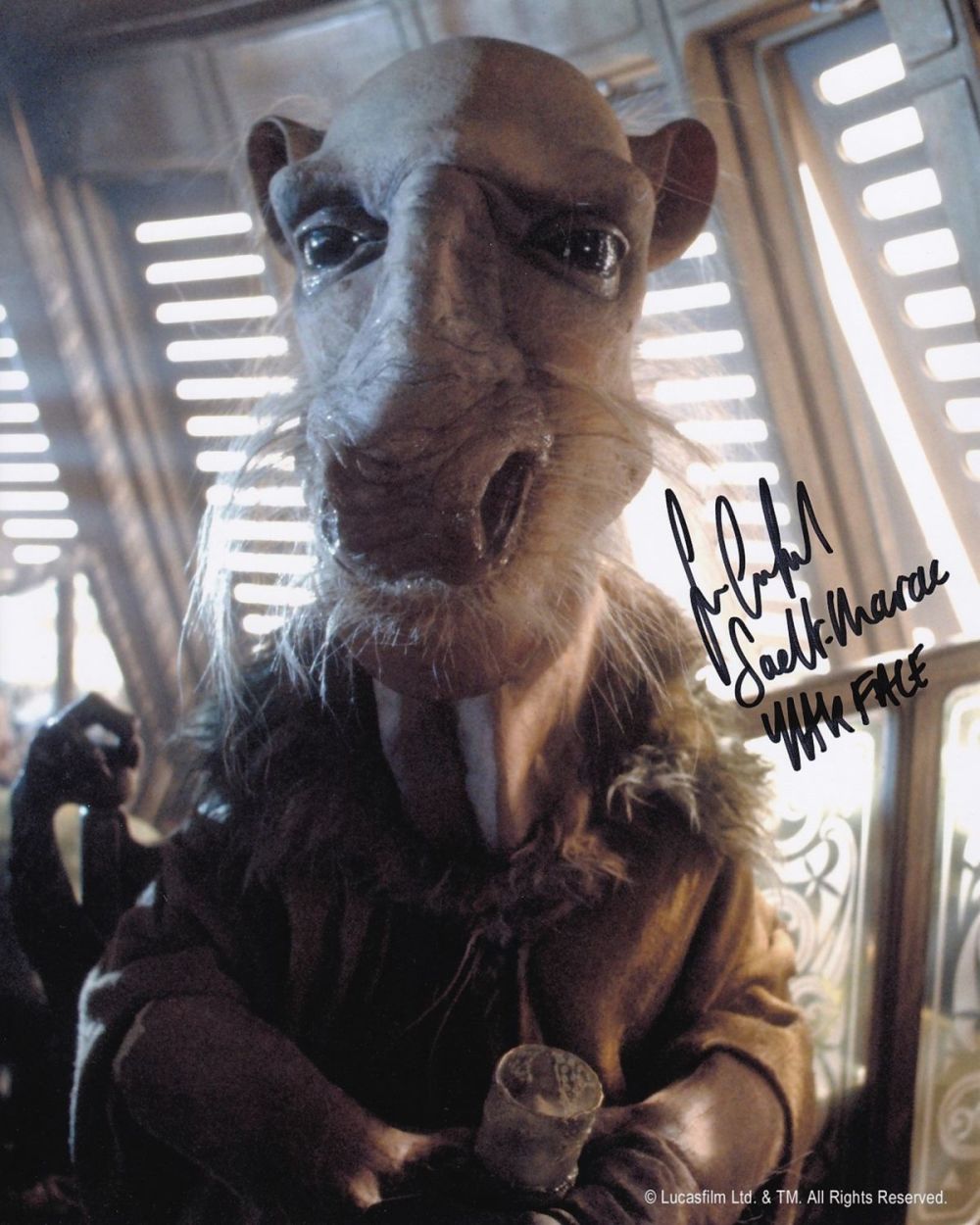 Lot 227: Super Sale! Star Wars Sean Crawford hand signed...