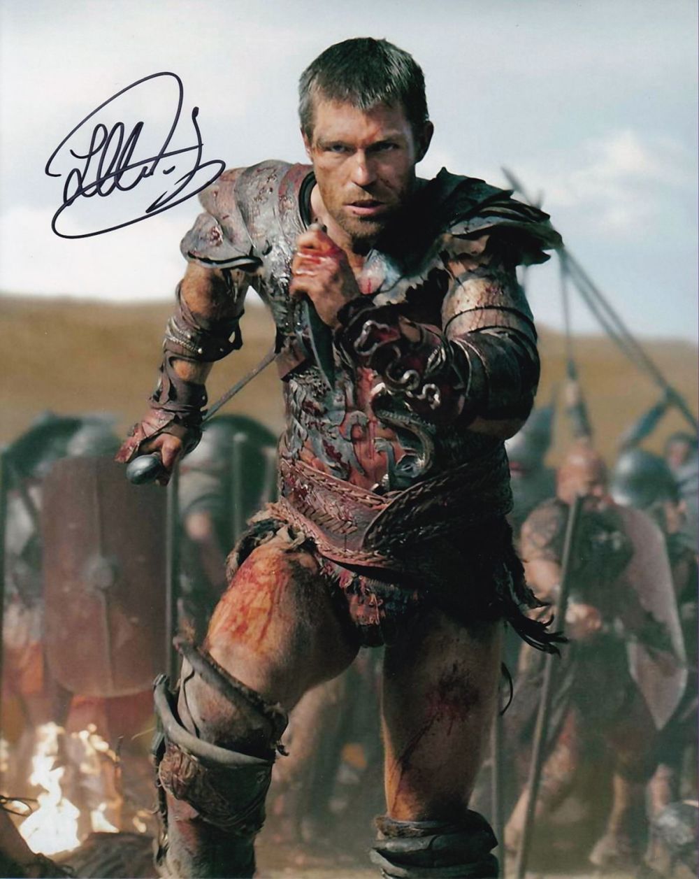 Lot 246: Super Sale! Spartacus Liam McIntyre hand signed 10x8...