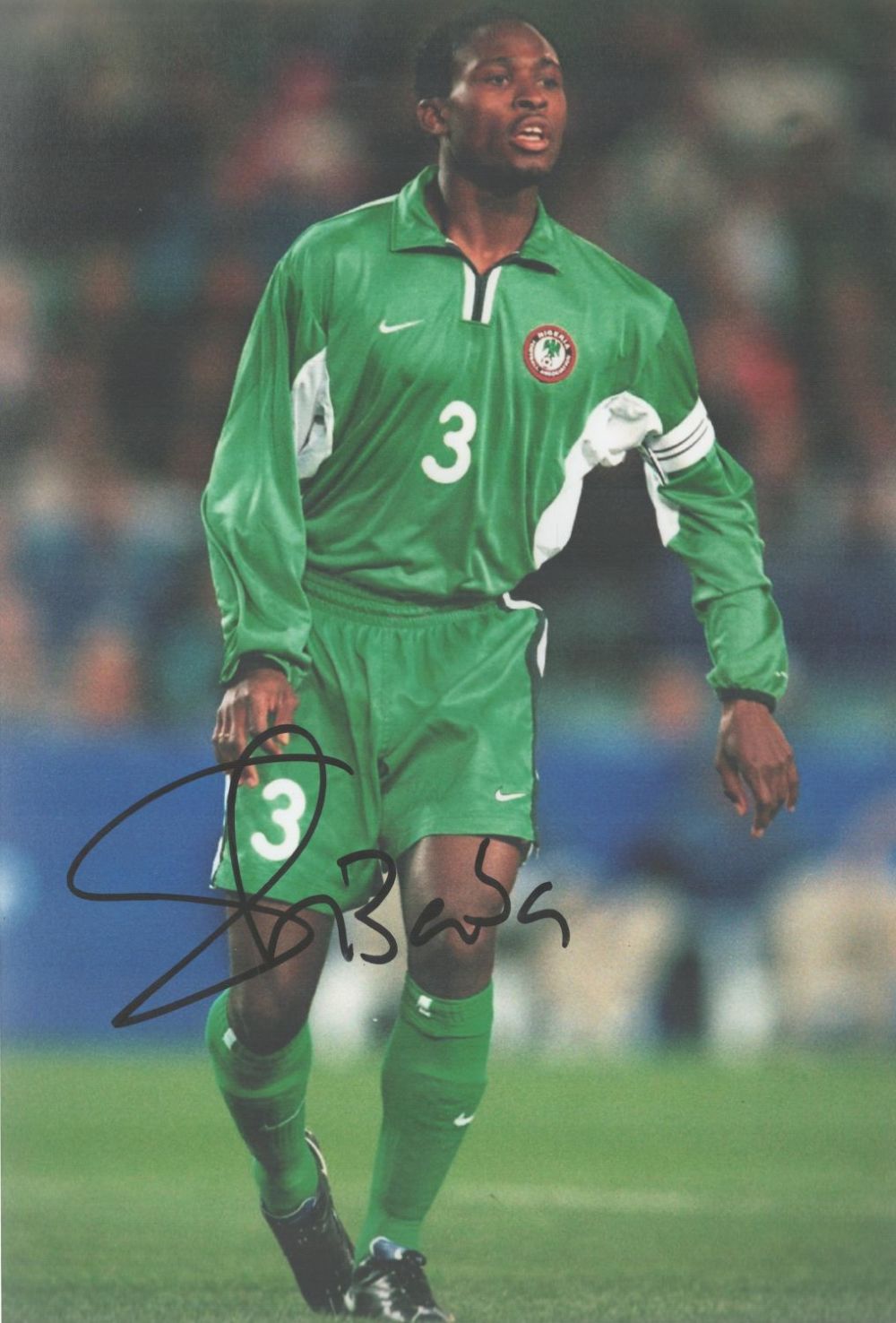 Lot 253: Celestine Babayaro signed 12x8 colour photo pictured in...