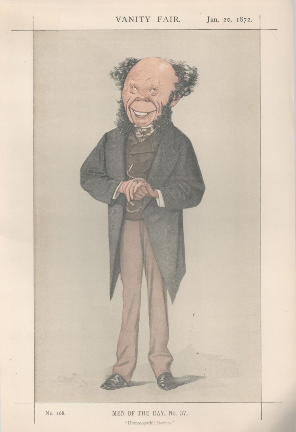Lot 290: Vanity Fair Print. Titled Men of the Day...