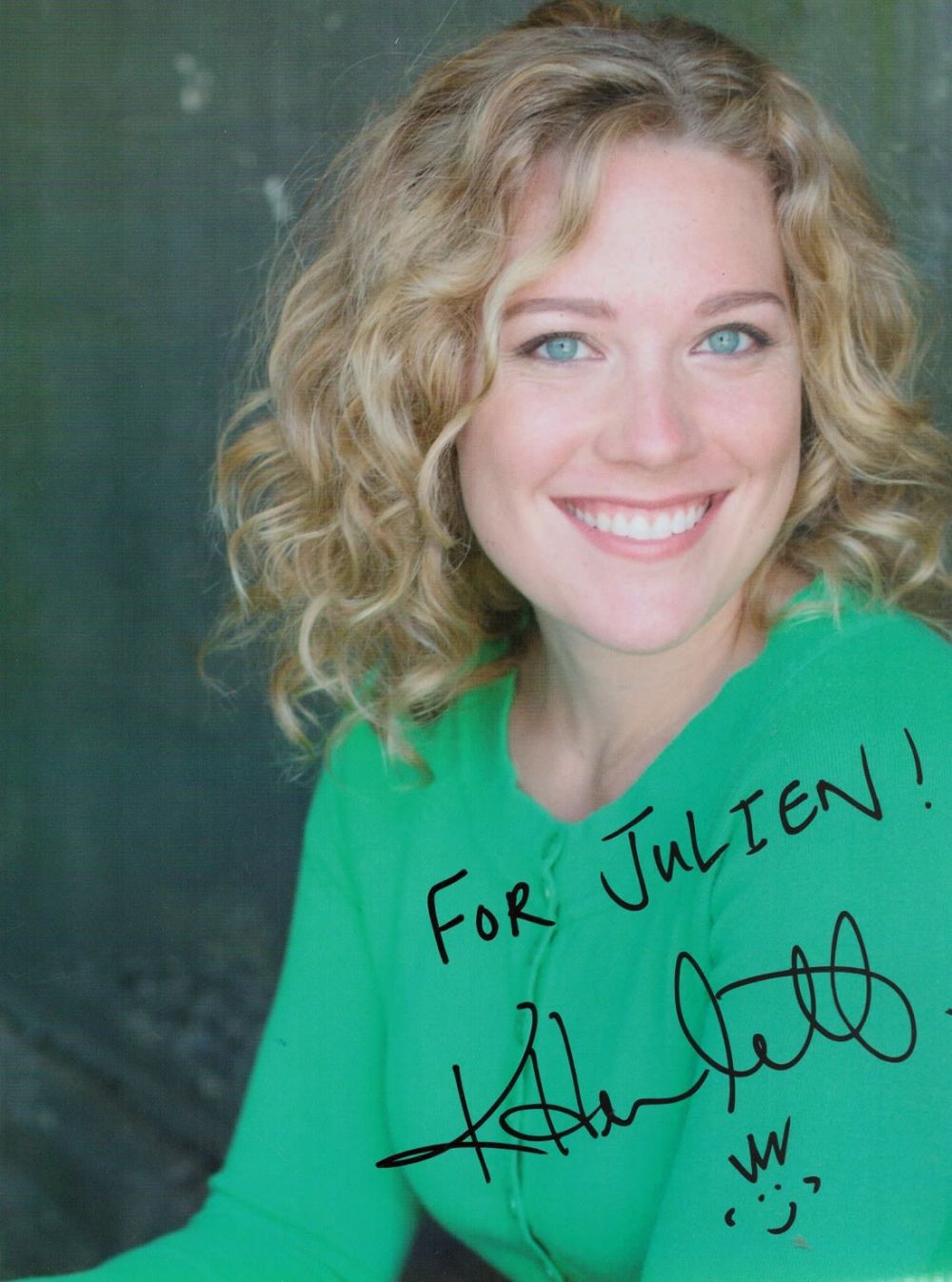 Lot 300: Kate Hewlett colour photo 10x8 Inch. Dedicated. Canadian...