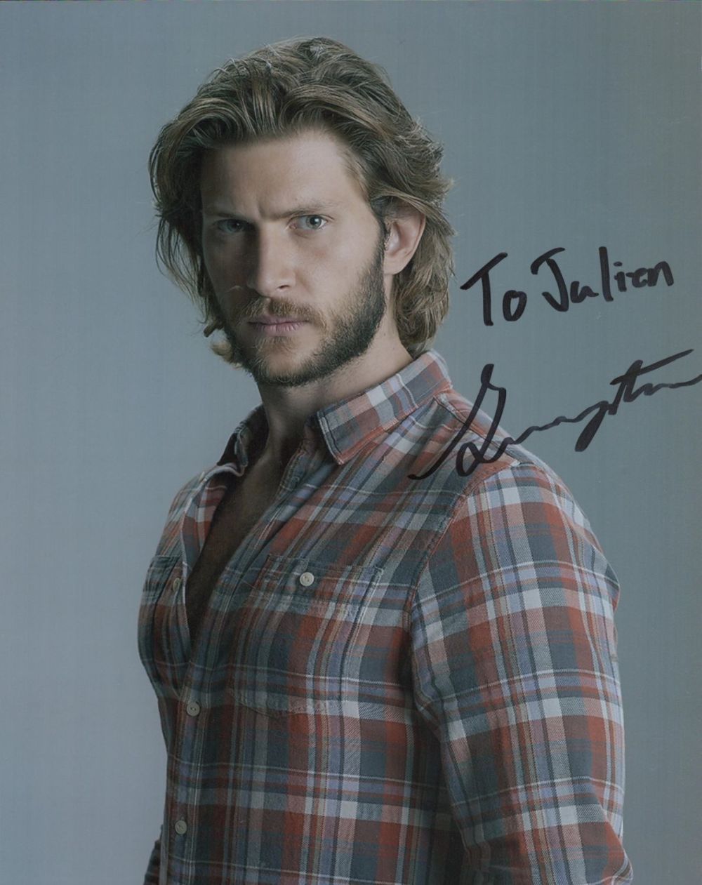 Lot 305: Greyston Holt colour photo 10x8 Inch. Dedicated. Canadian...