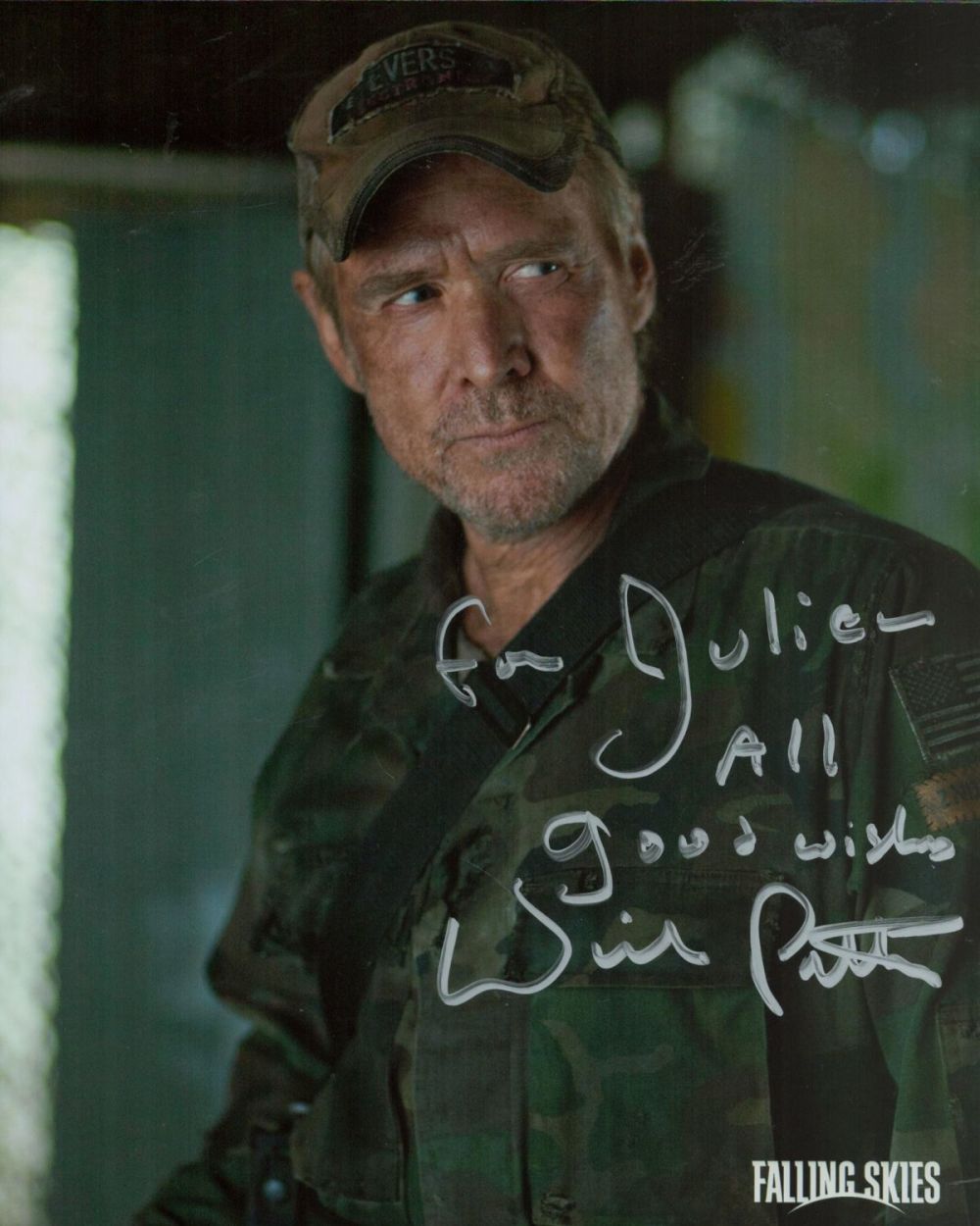 Lot 308: Will Patton colour photo 10x8 Inch. Dedicated. Promo....