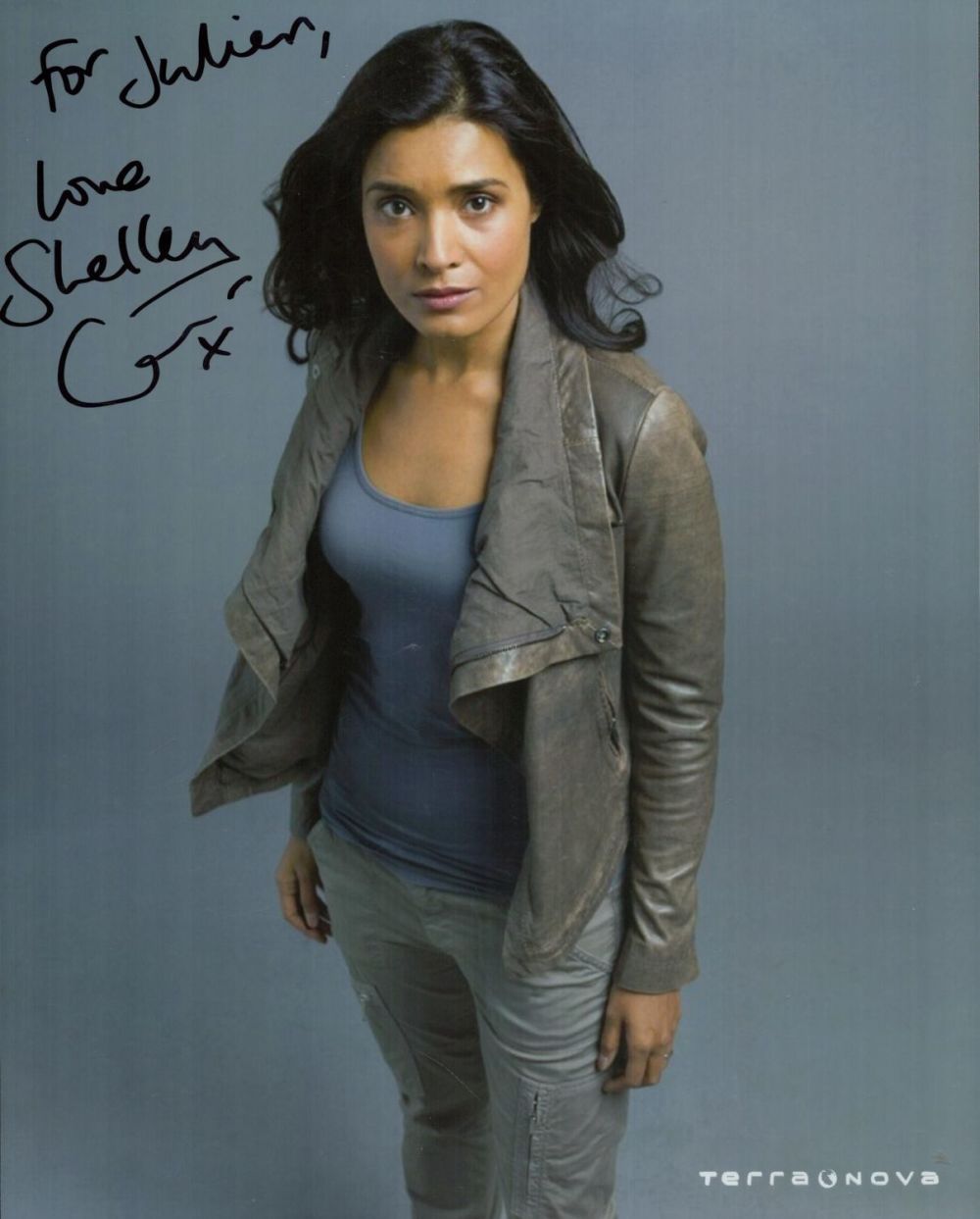 Lot 309: Shelley Conn signed colour photo 10x8 Inch. Dedicated....