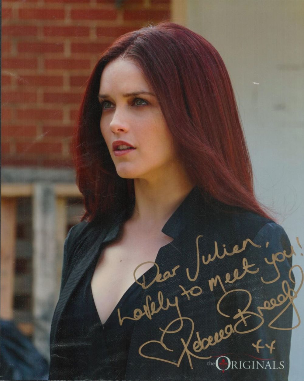 Lot 316: Rebecca Breeds signed colour photo 10x8 Inch. Promo....