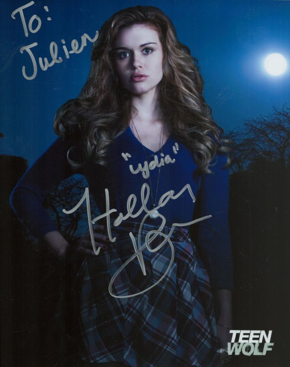 Lot 322: Holland Roden signed colour photo 10x8 Inch. Dedicated....