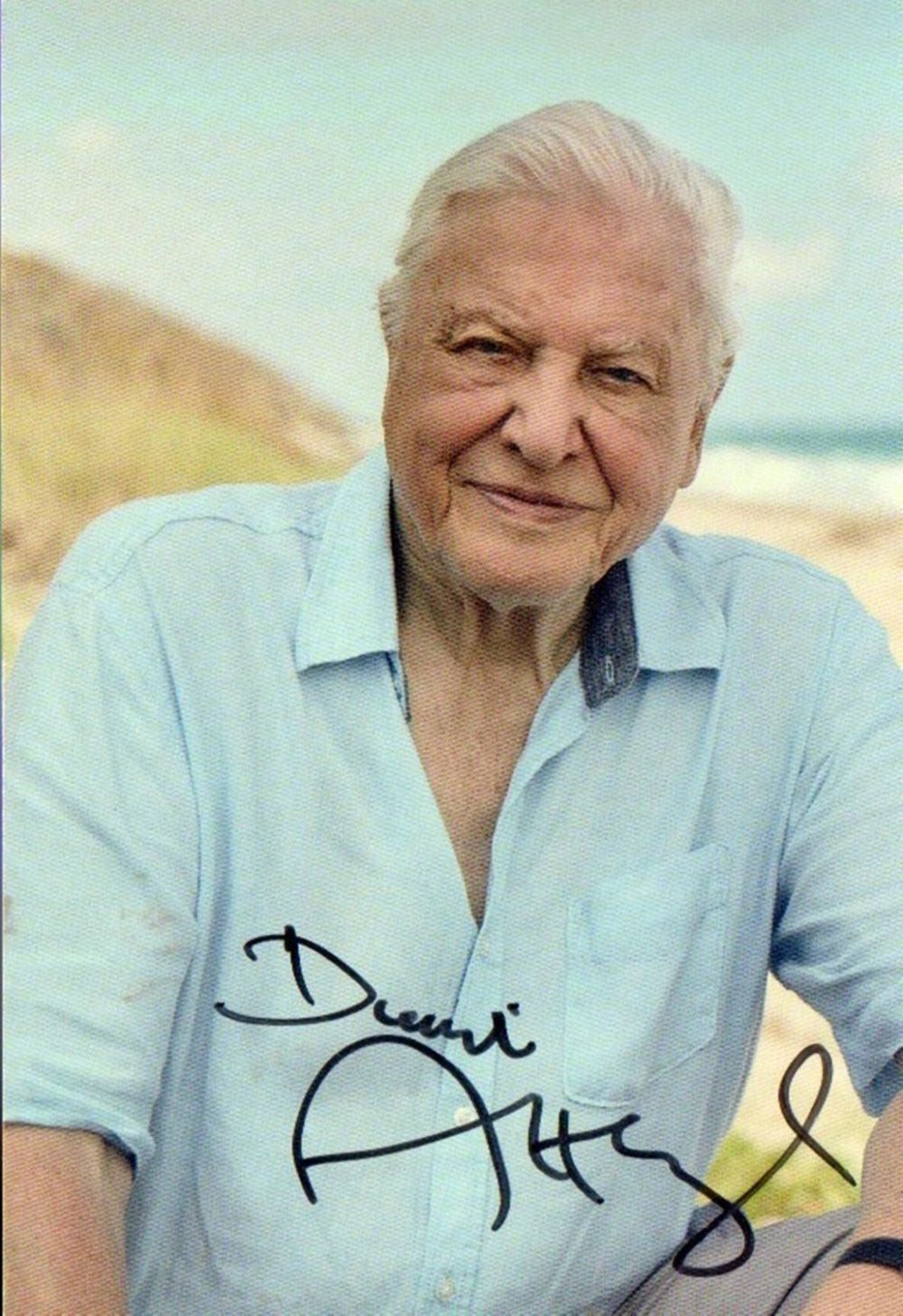 Lot 339: Sir David Attenborough. P/C picture of the national...