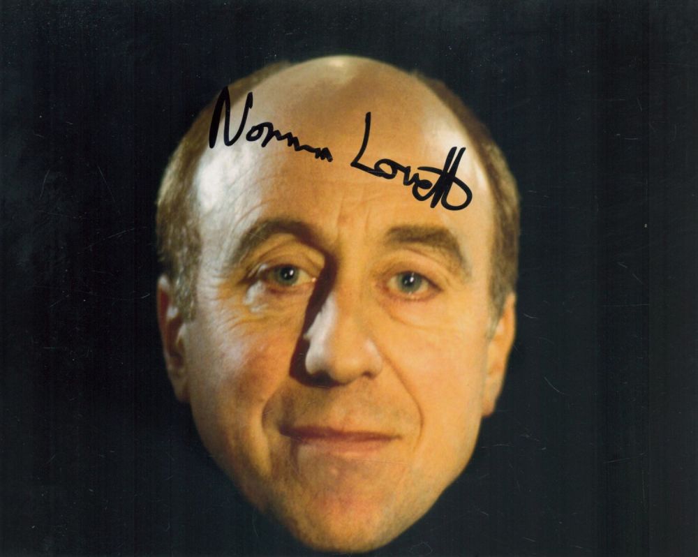 Lot 373: Norman Lovett signed 10x8 inch colour photo. Good...