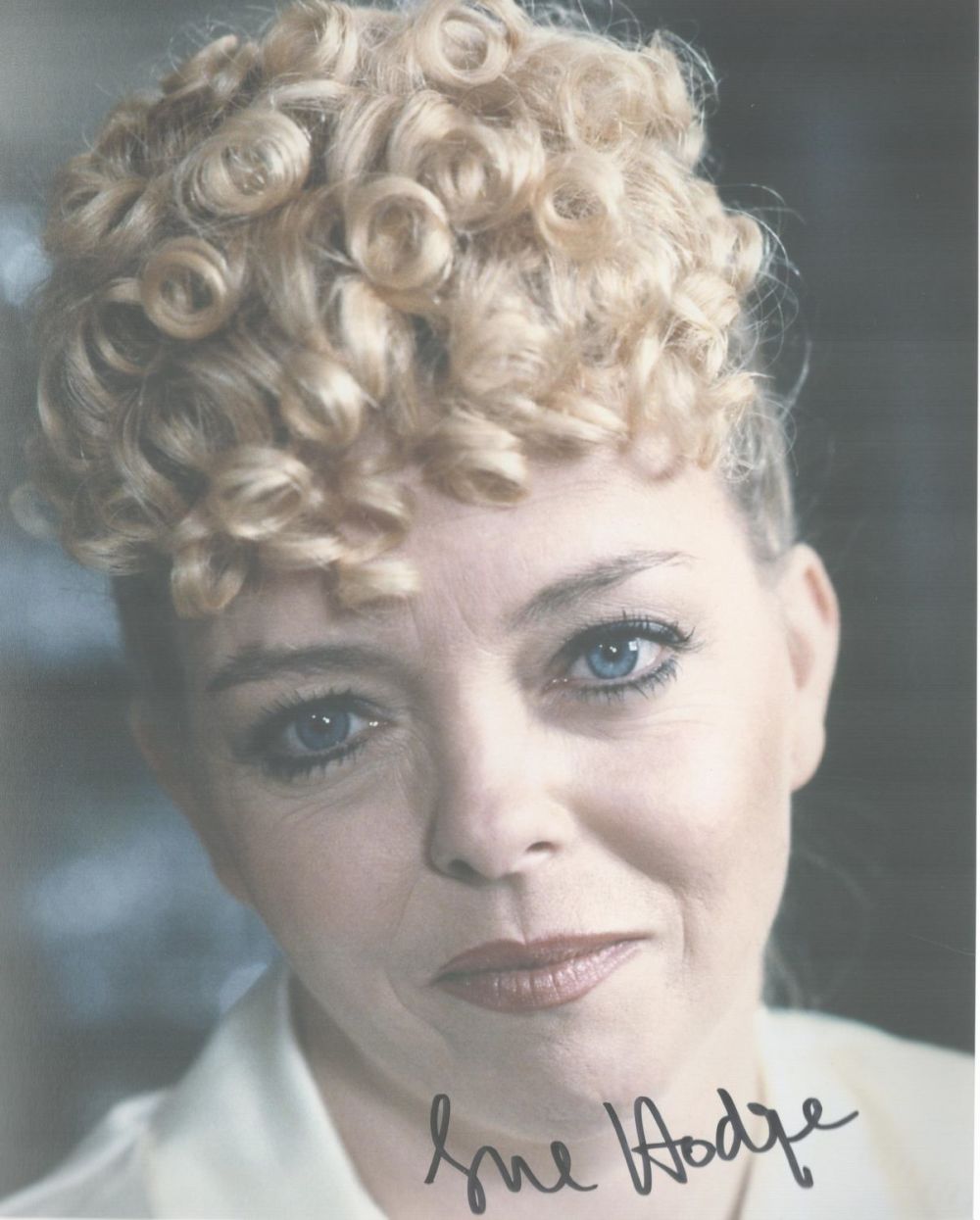 Lot 390: Sue Hodge signed 10x8 inch colour photo pictured...