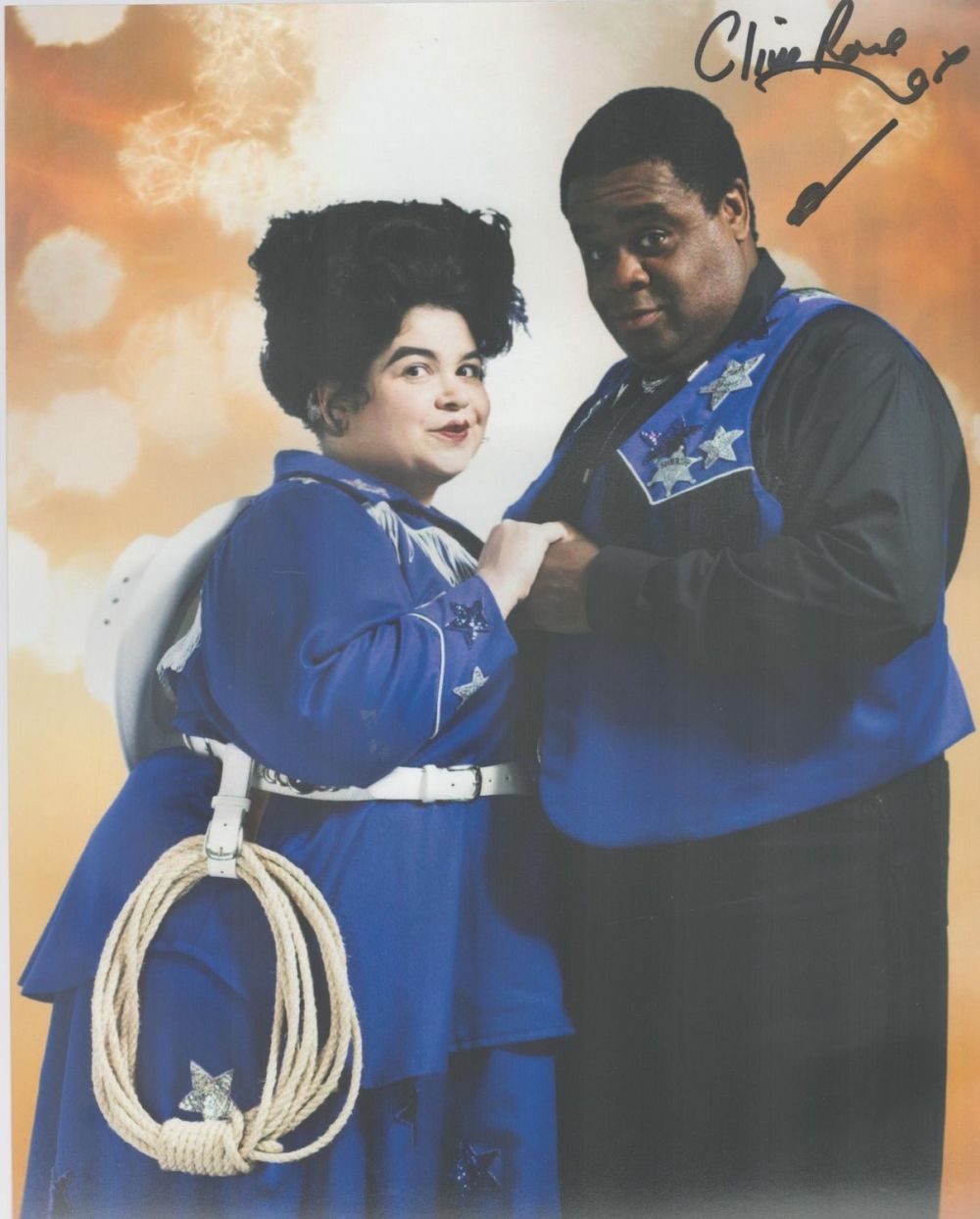 Lot 393: Clive Rowe signed Dr Who 10x8 inch colour...