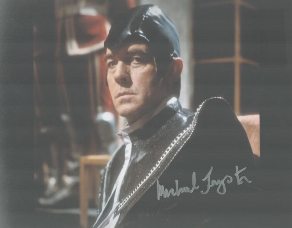 Lot 395: Michael Jayston signed Dr Who 10x8 inch colour...