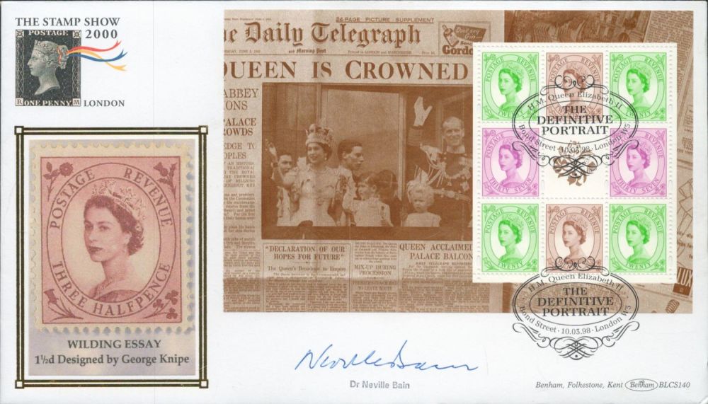 Lot 465: Dr Neville Bain signed The Stamp Show FDC....