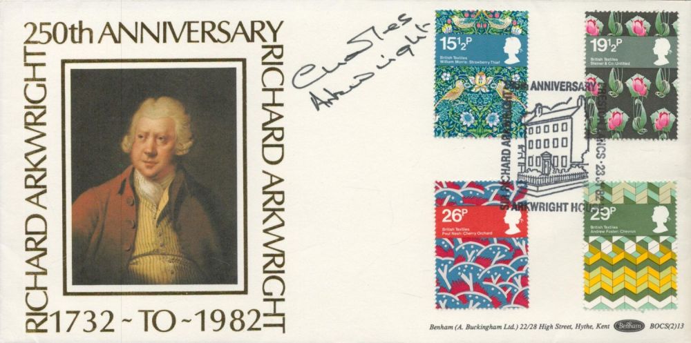 Lot 477: Charles Arkwright signed FDC. . Good condition. All...