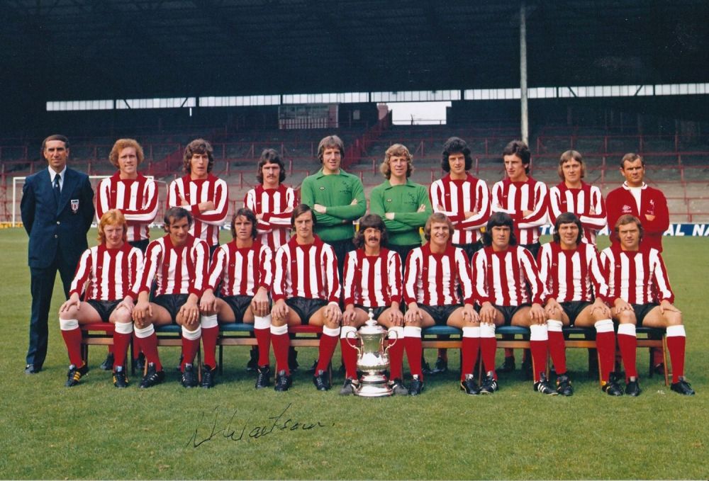 Lot 524: Autographed DAVE WATSON 12 x 8 photo :...