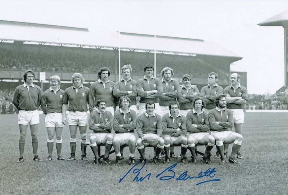 Lot 527: Autographed PHIL BENNETT 12 x 8 photo :...