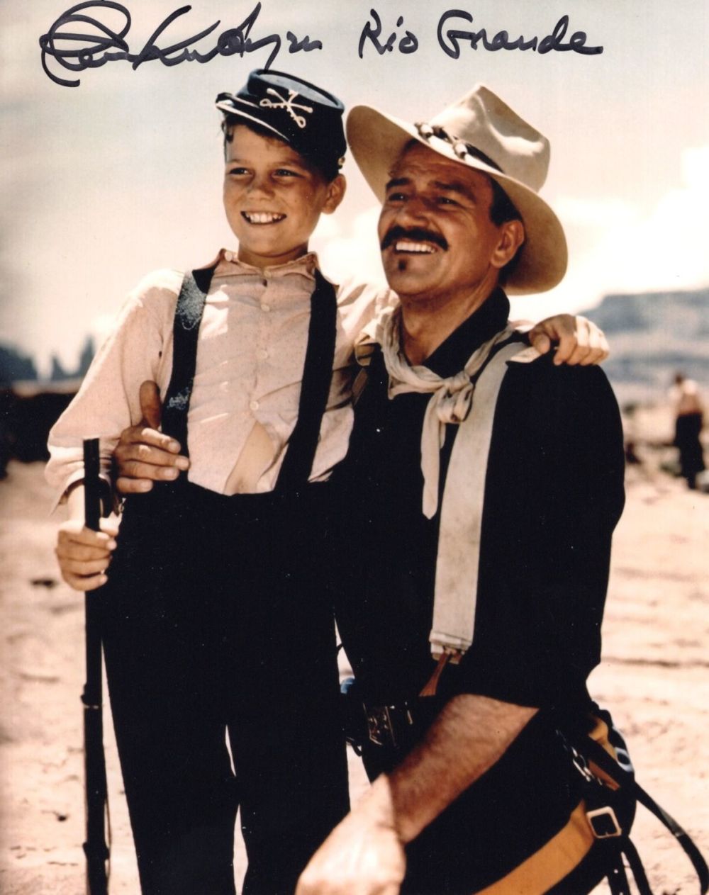 Lot 552: John Wayne movie 'Rio Grande' 8x10 photo signed...
