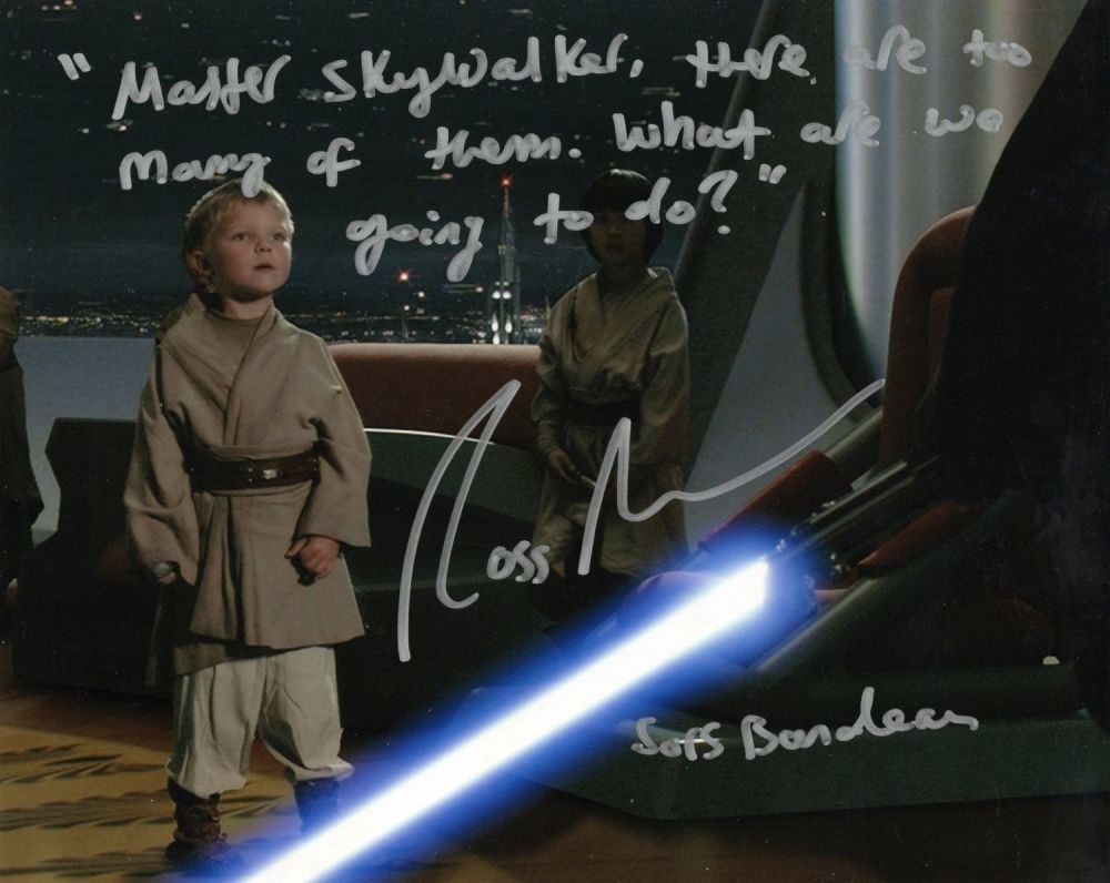Lot 555: Star Wars 8x10 inch photo signed by Ross...