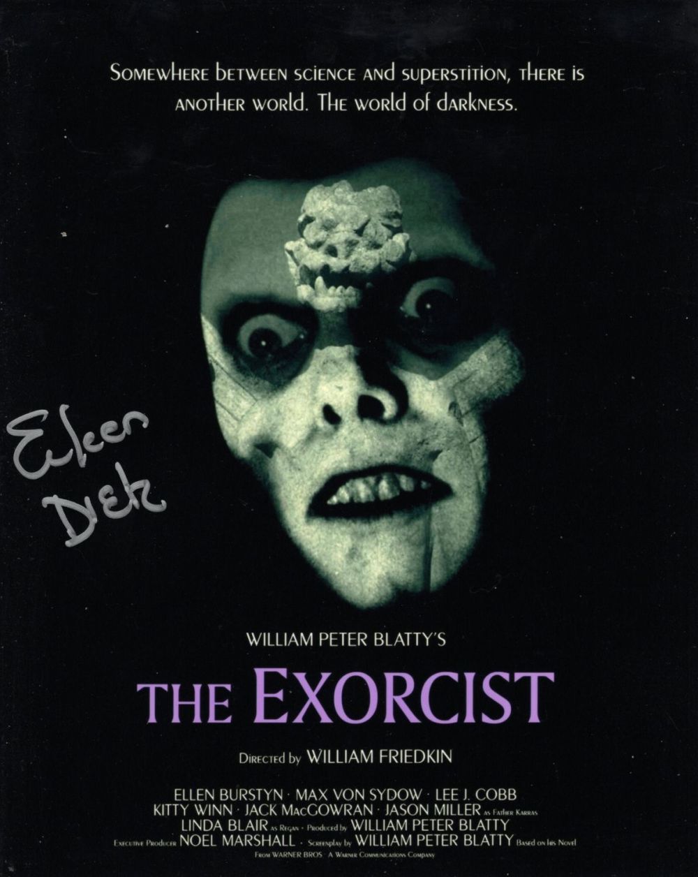 Lot 560: The Exorcist horror movie 8x10 photo signed by...