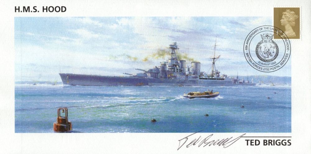 Lot 586: WW2 HMS Hood, 85th anniversary of the launching...