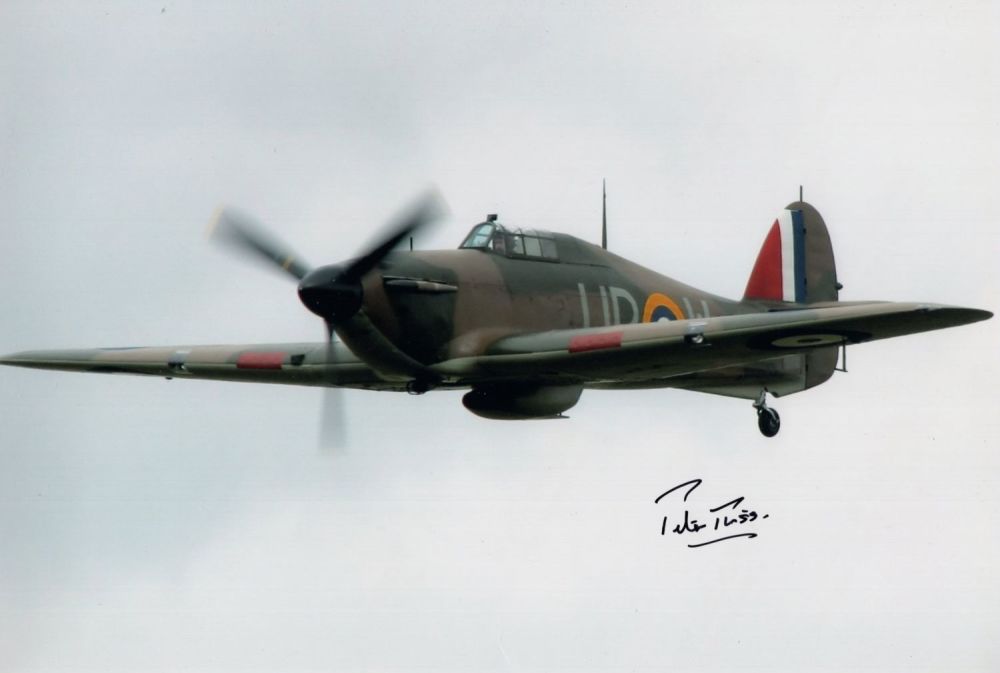 Lot 587: WW2 RAF fighter pilot Peter Twiss DFC signed...