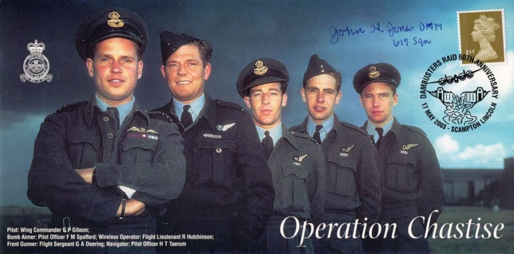 Lot 593: Operation Chastise cover with Scampton 60th anniversary of...