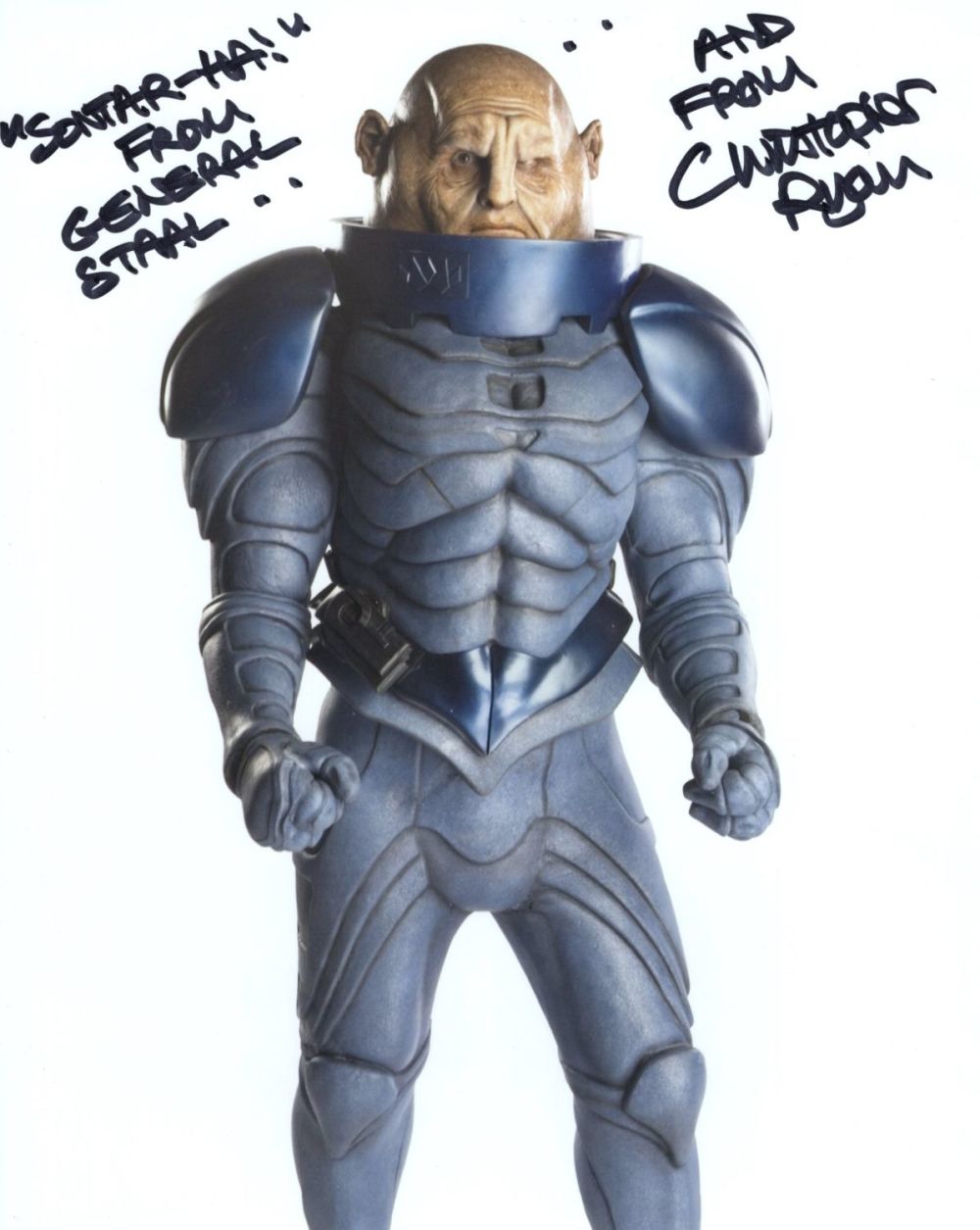 Lot 607: Doctor Who 8x10 photo signed by actor Christopher...