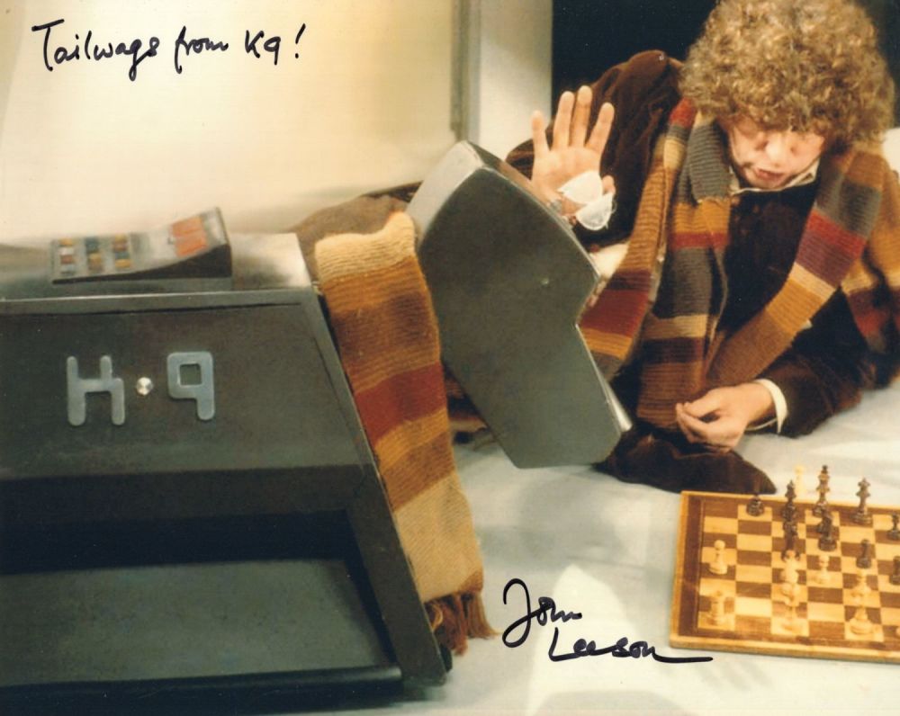 Lot 616: Doctor Who 8x10 photo signed by actor John...