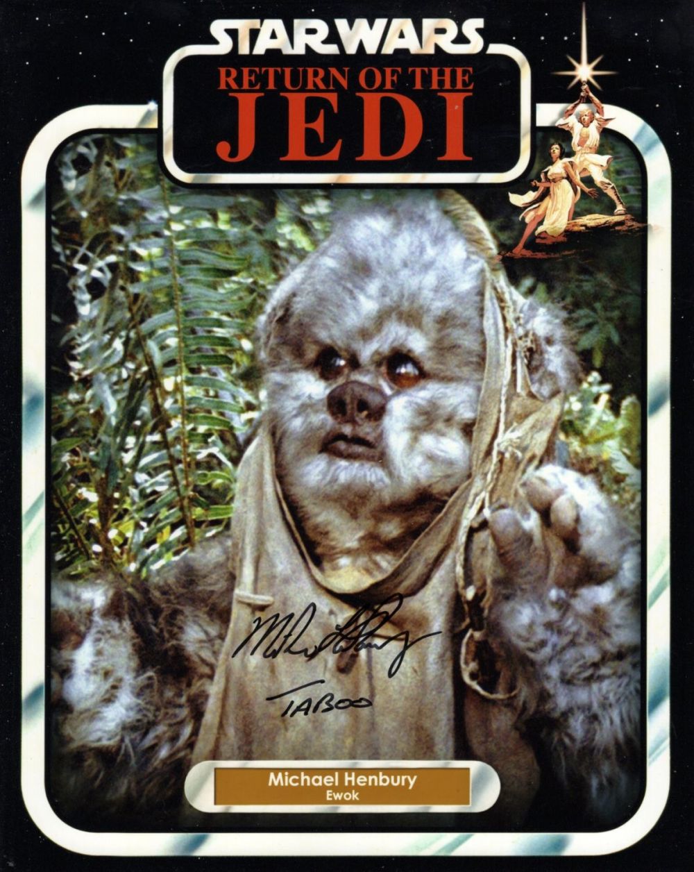 Lot 647: Star Wars Return of the Jedi 8x10 scene...