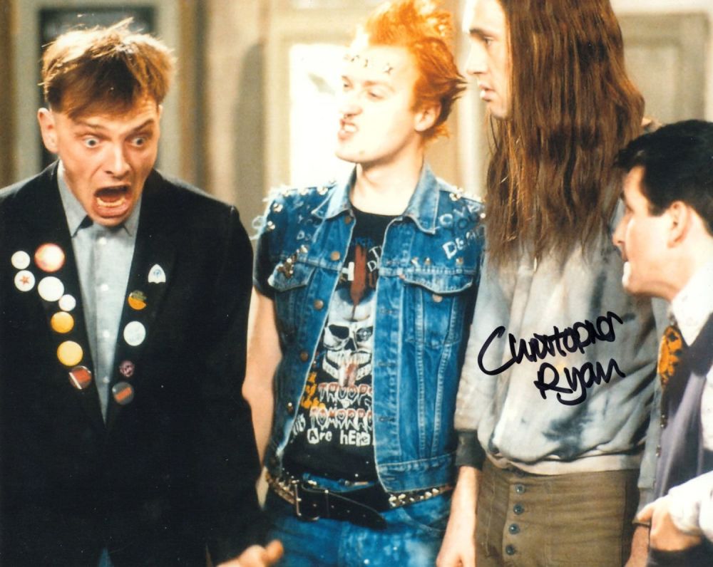 Lot 653: The Young Ones comedy 8x10 photo signed by...