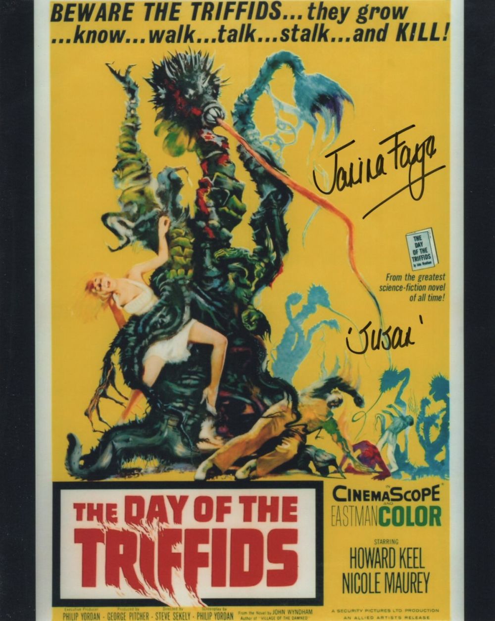 Lot 666: Day of the Triffids cult 50's horror movie...