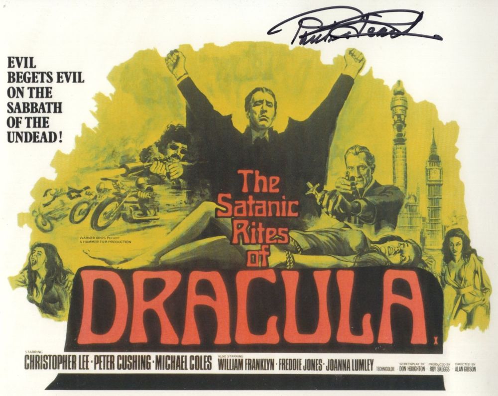 Lot 671: The Satanic Rites of Dracula Hammer horror movie...
